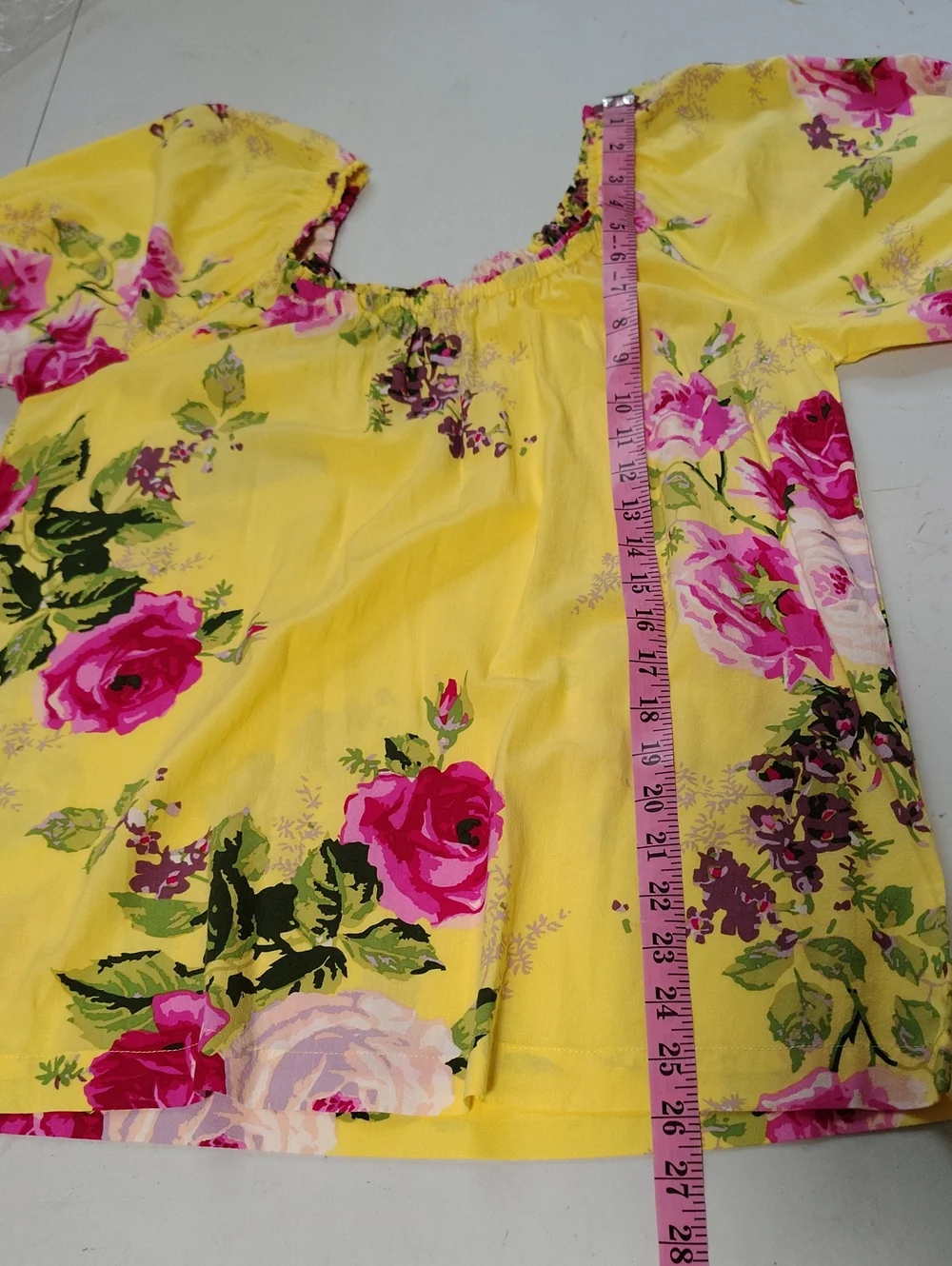 Matilda Jane Enchanted Garden In Town Peasant Floral Blouse Size S Bohemian NWT